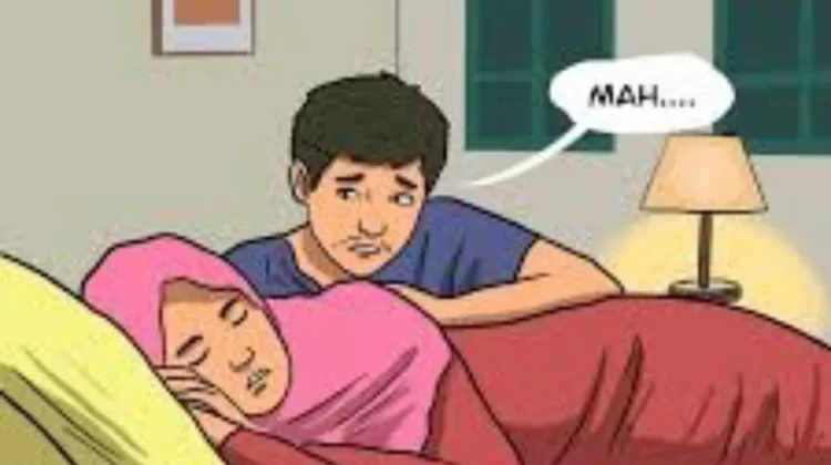 Suami Memercikan Air Membangunkan Istri Salat
