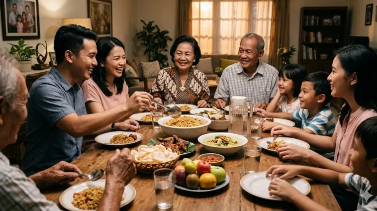 Makna di Balik Tradisi Makan Bersama yang Mulai Pudar