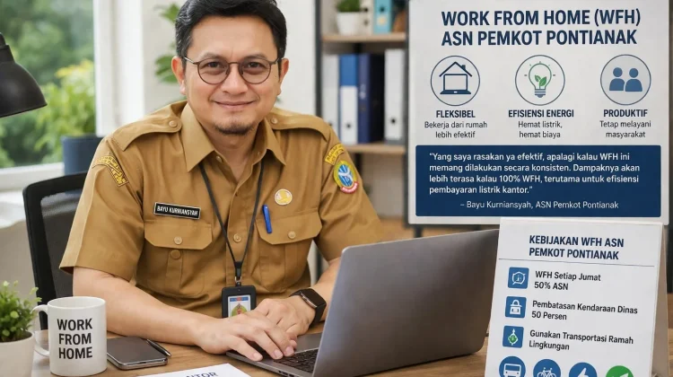 WFH ASN Pontianak Dinilai Efektif Hemat Energi Kantor