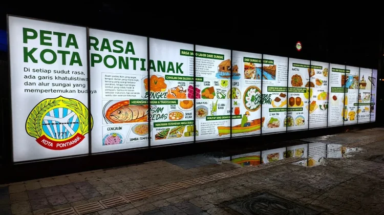 Cerita di Balik Peta Rasa Kota Pontianak