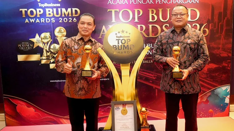 Bank Kalbar Empat Tahun Berturut-Turut Raih TOP BUMD Awards 2026