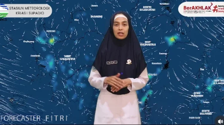 Update Prakiraan Cuaca 16 April, BMKG Kalbar: Hujan Ringan, Waspada Petir dan Angin