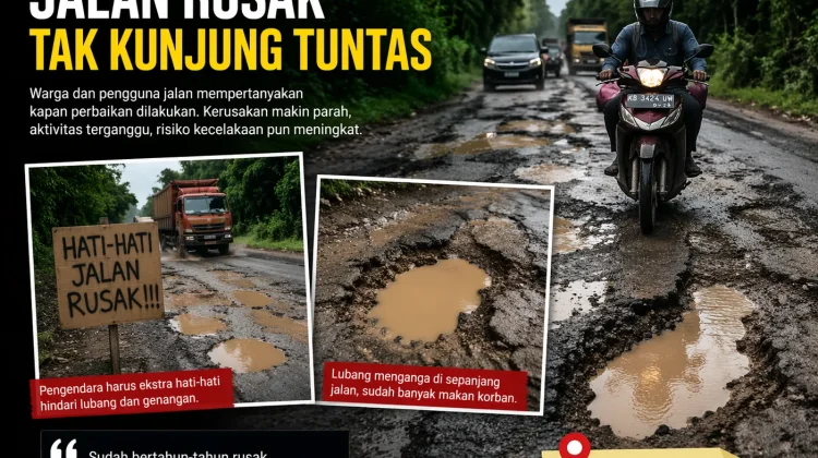 Jalan Rusak Berlarut, Pengamat Desak Aksi Nyata Pemerintah