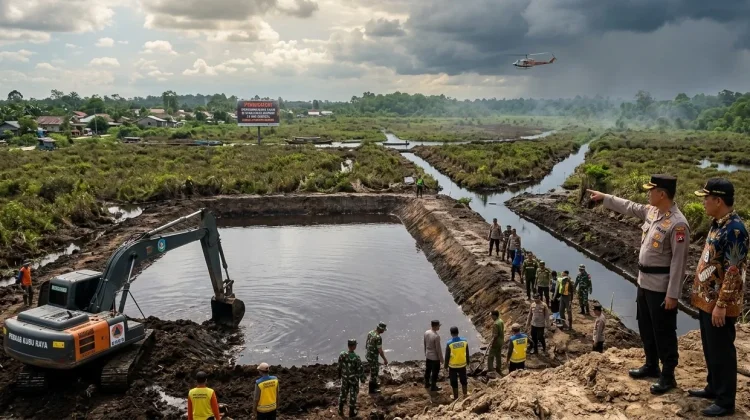 Antisipasi Karhutla, 84 Embung Dibangun di Kubu Raya