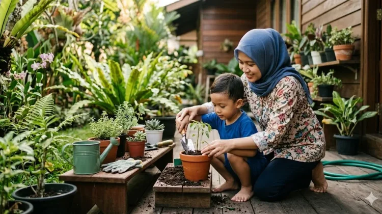 Membangun Karakter Anak di Rumah: Belajar Tanggung Jawab dari Pot Tanaman