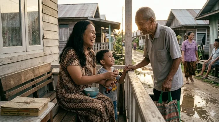 Sapa Tetangga hingga Canda dengan Cucu, Rahasia Bahagia di Usia Senja