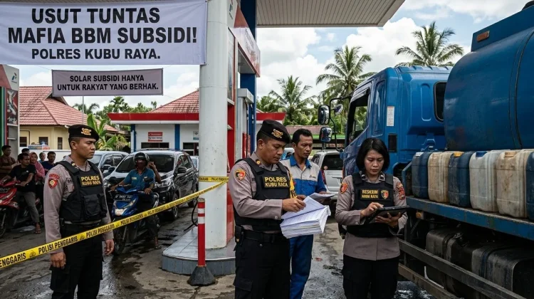 Polres Kubu Raya Selidiki Dugaan Penyelewengan Solar Subsidi