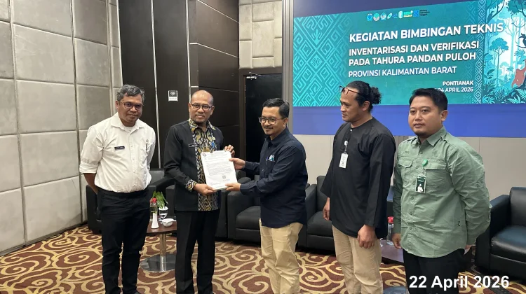 Bimtek Inventarisasi Tahura Pandan Puloh Dorong Penguatan Data Kehati di Kalbar