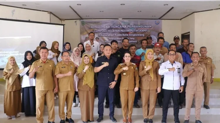 Singkawang Percepat Kampung Nelayan Merah Putih