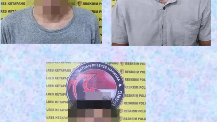 Polsek Delta Pawan Bekuk Tiga Pria Pengedar Sabu