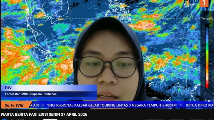 BMKG Catat 13 Titik Panas, Hujan Masih Guyur Kalbar Hari Ini