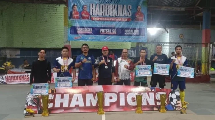Disdikbud Singkawang Juara Futsal Hardiknas 2026