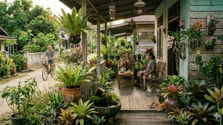 Nostalgia Teras Depan: Ruang Tamu Alami yang Mulai Langka