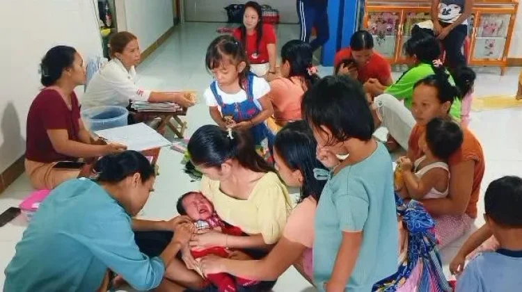 Peringatan Hari Posyandu, Puskesmas Kecamatan KMB Dokumentasikan Pelayanan