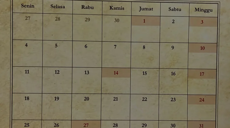 Daftar Hari Peringatan Selama Bulan Mei 2026