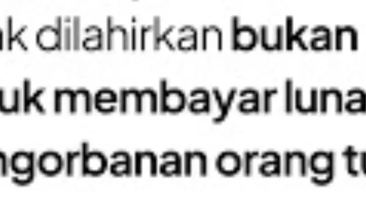 Anak Dianggap “Aset” yang Harus Selalu Memenuhi Keinginan tanpa Batas