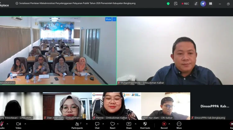Ombudsman Kalbar Dampingi Penilaian Maladministrasi Pemkab Bengkayang