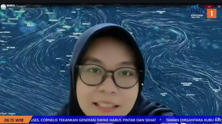 Update: Prakiraan Cuaca Kalimantan Barat Senin, 11 Mei 2026