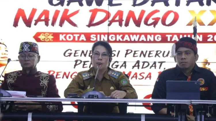 Tjhai Chui Mie Ajak Masyarakat Sukseskan Gawe Dayak Naik Dango XXVI Singkawang