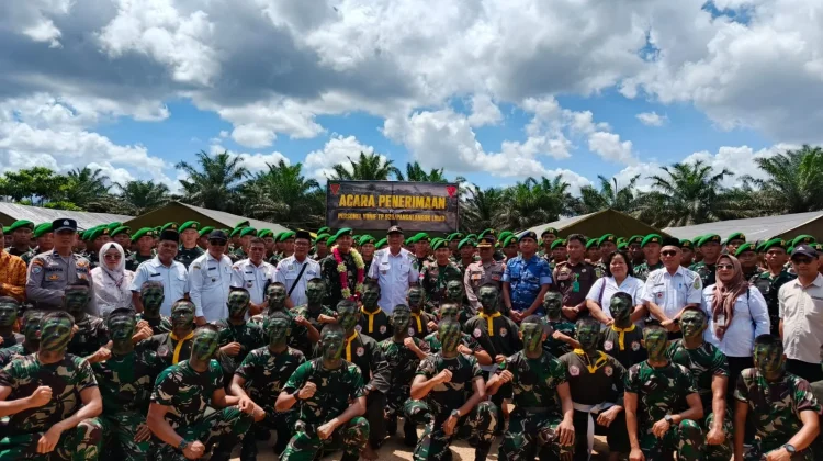 Yonif TP 926/PL Perkuat Pembangunan Perbatasan Bengkayang