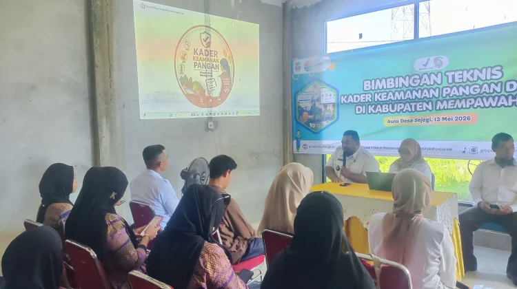 Belajar Keamanan Pangan, Kader Desa di Mempawah Antusias Ikuti Bimtek