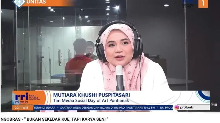 Day of Art Pontianak Sulap Dekor Kue Jadi Tren Kreatif