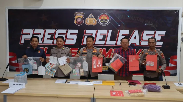 Polres Mempawah Ungkap Sejumlah Kasus dari Operasi Pekat Kapuas 2026