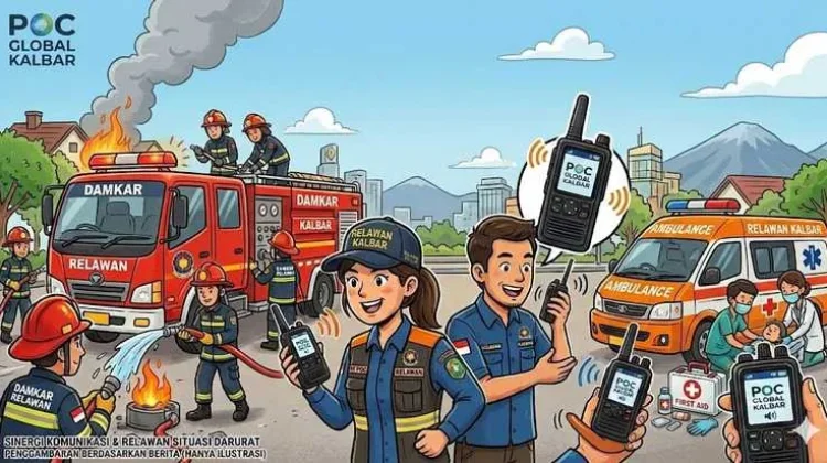 POC Global Kalbar Bangun Jaringan Komunikasi Modern untuk Situasi Darurat