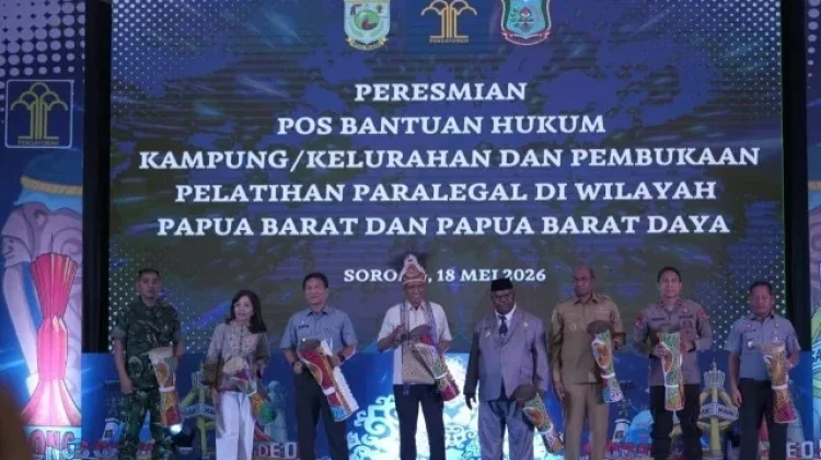 Kanwil Kemenkum Kalbar Ambil Inspirasi Resmikan Ribuan Posbankum Papua