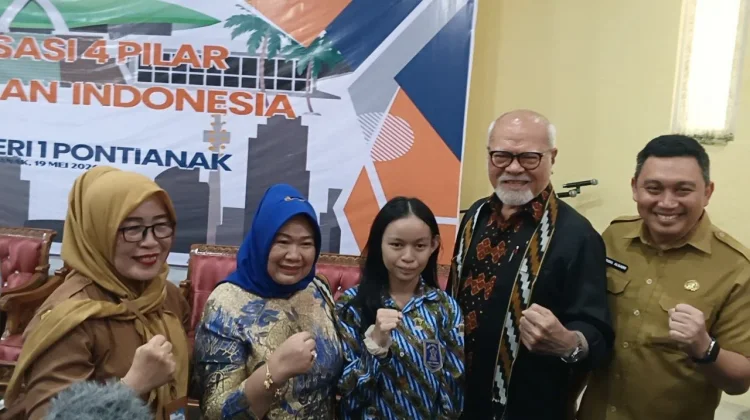 Josepha Bersyukur dapat Sosialisasi 4 Pilar, Siap Jadi Agen Edukasi di Sekolah