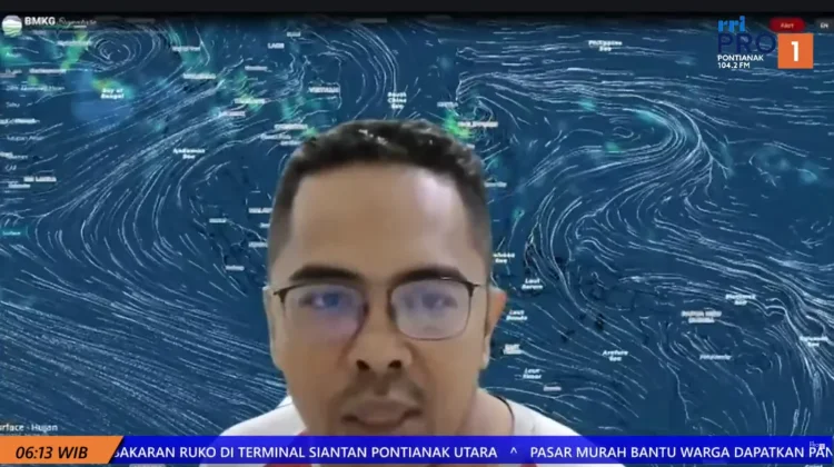 BMKG Kalbar, Jumat 22 Mei 2026: Waspada Hujan Disertai Angin Kencang