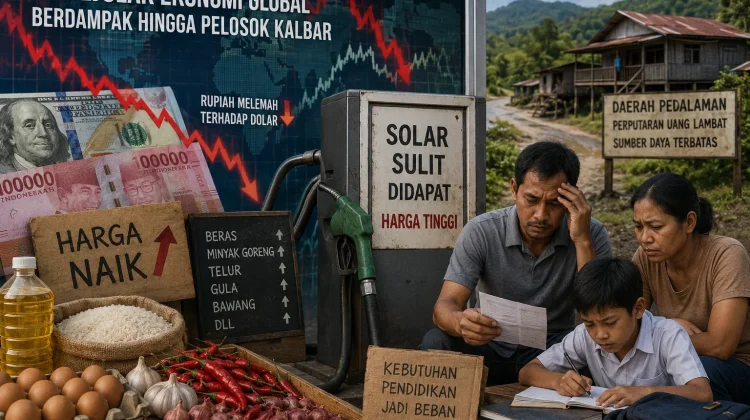 Gejolak Ekonomi Global Berdampak hingga Pedalaman Kalbar