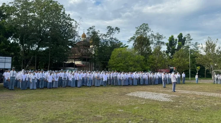 Wilker KemenHAM Kalbar Ajak Pelajar SMKN 1 Pontianak Bangun Lingkungan Humanis