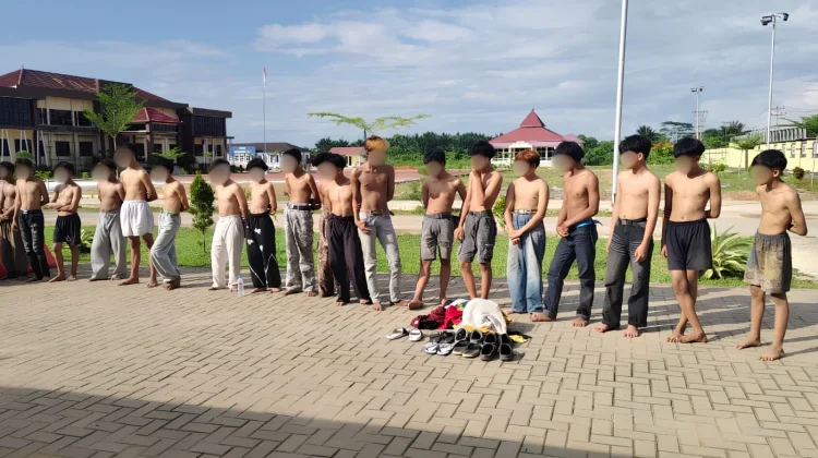 Gagalkan Tawuran 3 Geng Remaja di Kubu Raya, Polisi Amankan 22 Pemuda
