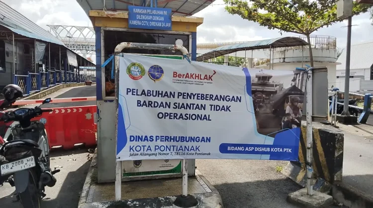 Dishub Pontianak Pastikan Ferry Belum Bisa Beroperasi