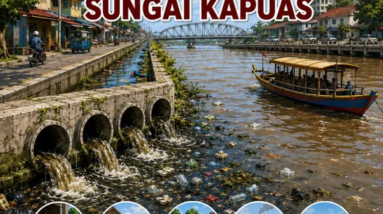 Saluran Drainase Pontianak dan Beban Pencemar Sungai Kapuas
