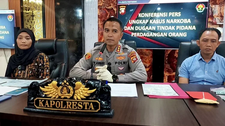 Polresta Pontianak Ungkap 46 Kasus Narkoba Sepanjang Januari hingga Mei