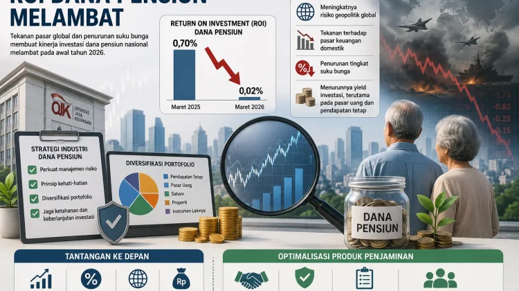 ROI Dana Pensiun Melambat, OJK Minta Industri Waspada