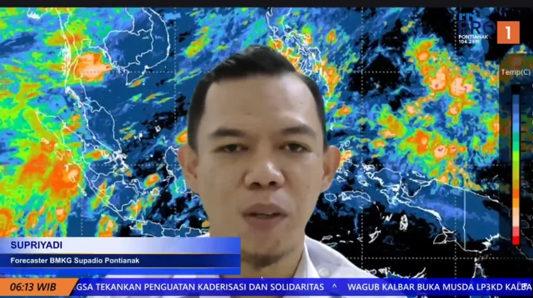 Prakiraan Cuaca Senin, 1 Juni 2025, BMKG: Kalbar Dominan Cerah Berawan