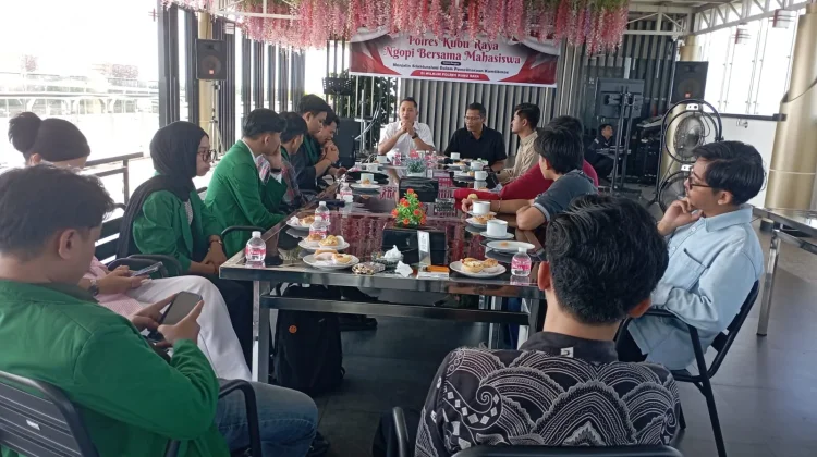 Ngopi Bareng, Polres Kubu Raya Tampung Aspirasi Mahasiswa