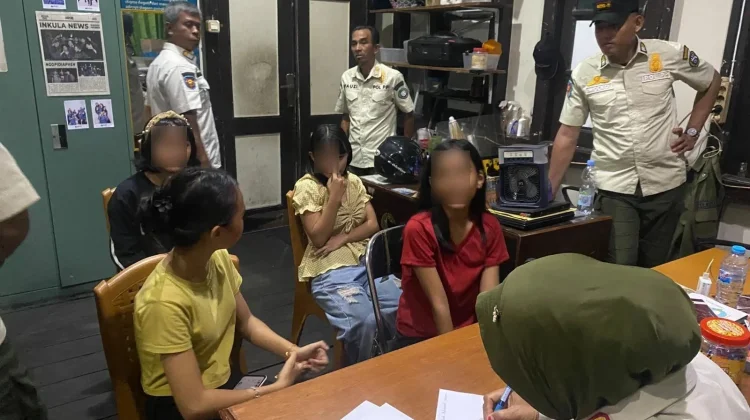 Satpol PP Pontianak Amankan Empat Anak Langgar Jam Malam