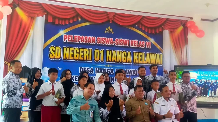 Pelepasan Siswa SDN 01 Nanga Kelawai: Dorongan Hadirnya SMP demi Masa Depan Desa