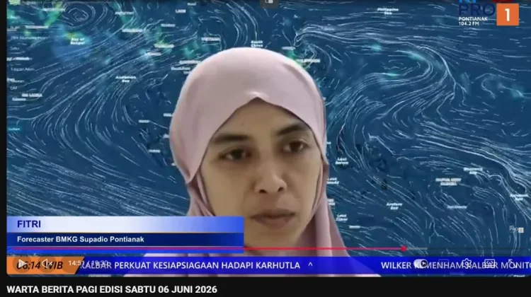 Update Cuaca 6 Juni: Hujan Guyur Sejumlah Wilayah Kalbar, 109 Hotspot Terpantau