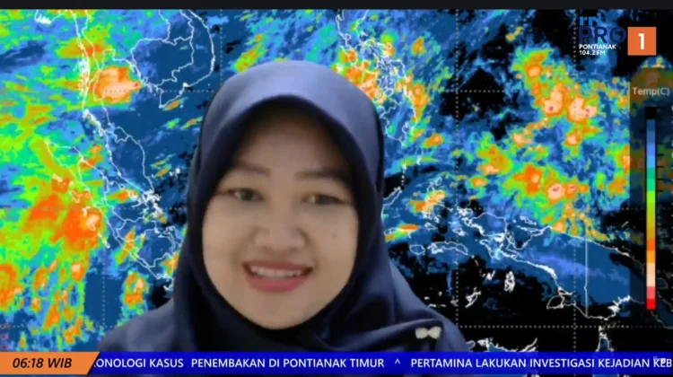 Update Cuaca Kalbar Minggu 7 Juni 2026, BMKG: Hujan Ringan dan Sedang