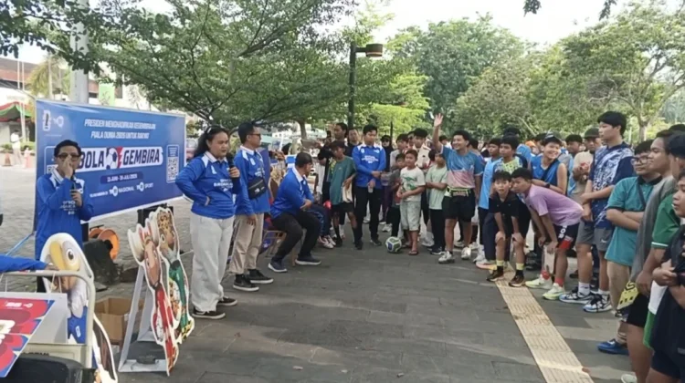 Antusiasme Warga Warnai Kegiatan Bola Gembira Sambut Siaran Piala Dunia