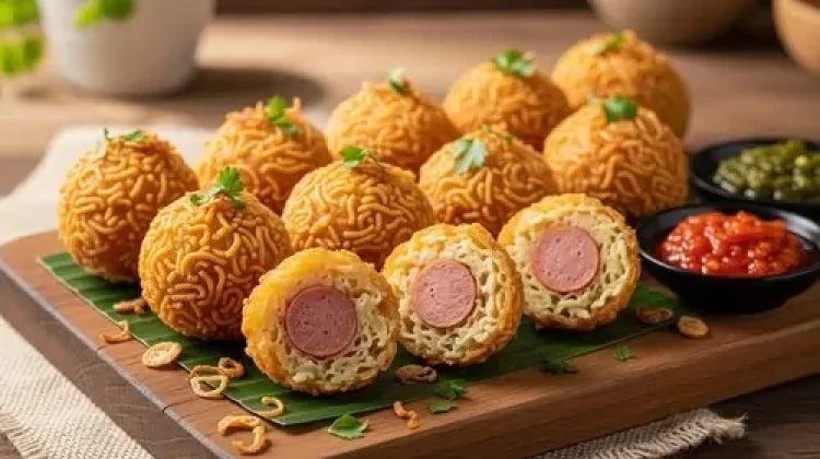 Cemilan Bola-Bola Mi Crispy Ala Rumahan