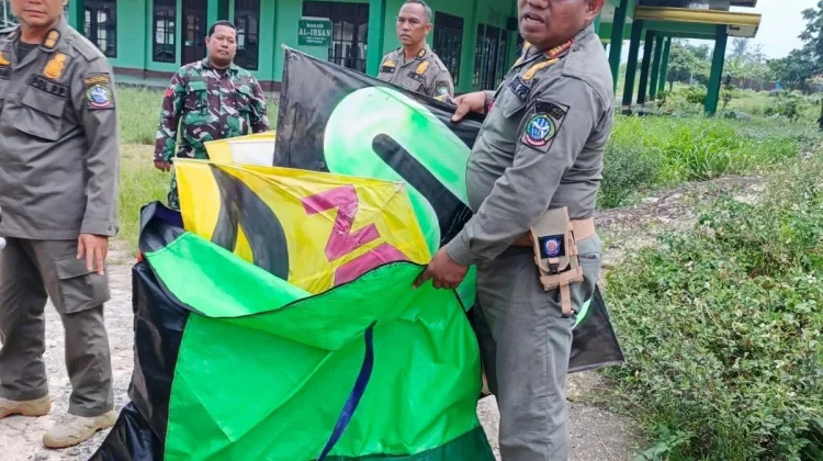Lagi, Satpol PP Amankan 60 Layangan di Pontianak Utara