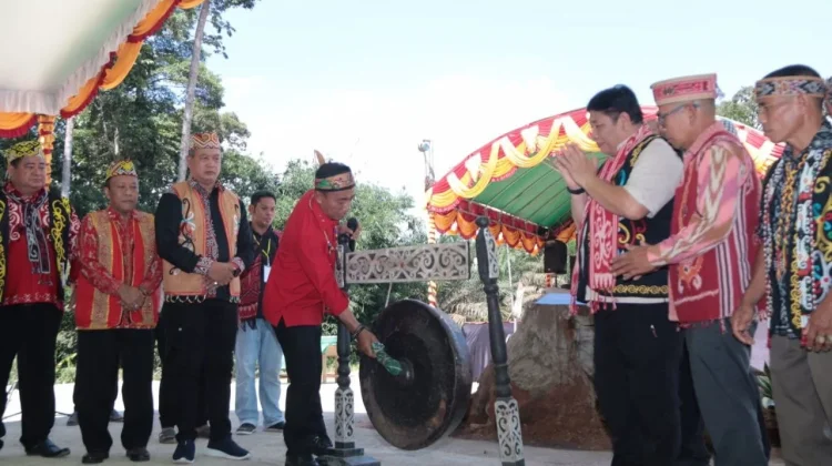Roming Ompuk Domauk Panu Diresmikan, Jadi Simbol Pelestarian Budaya Dayak