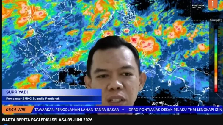 BMKG, Update 9 Juni 2026: Didominasi Berawan, dan Hujan Lokal