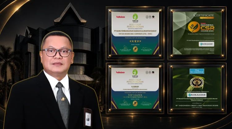 Semakin di Percaya, Bank Kalbar Kembali Raih Tiga Penghargaan Nasional 2026